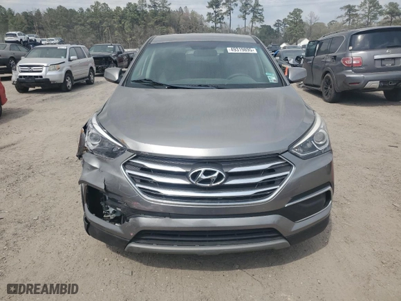 2018 Hyundai Santa Fe Sport 2.4L with VIN 5NMZT3LB1JH086210, listed as a Copart auction lot 49319895 with NaN miles and Salvage Title. Bid and sale history available at carsss.com. Image 5.