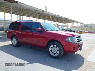 2014 Ford Expedition Max Limited with VIN 1FMJK1K59EEF02072, listed as a IAAI auction lot 41599792 with 54,883 mi miles and . Bid and sale history available at DreamBid. Image 1.