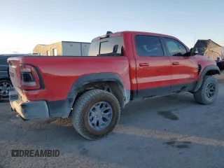 2021 Ram 1500 TRX with VIN 1C6SRFU93MN820101, listed as a Copart auction lot 86768004 with 34,960 mi miles and Salvage Title. Bid and sale history available at carsss.com. Image 3.