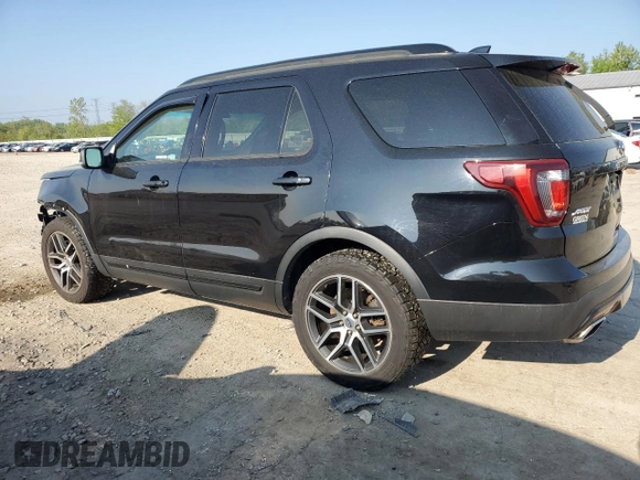2017 Ford Explorer Sport with VIN 1FM5K8GT8HGA74683, listed as a Copart auction lot 55941375 with 160,898 mi miles and Salvage title. Bid and sale history available at DreamBid. Image 2.