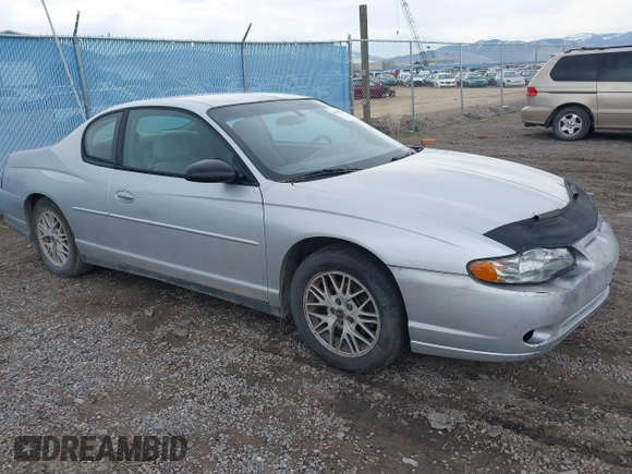 2003 Chevrolet Monte Carlo LS with VIN 2G1WW12E039149311, listed as a IAAI auction lot 41889546 with 221,176 mi miles. Bid and sale history available at carsss.com. Image 1.