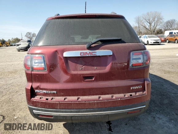 2015 GMC Acadia SLT with VIN 1GKKVRKD5FJ156072, listed as a Copart auction lot 48763645 with 154,146 mi miles and Salvage Title. Bid and sale history available at DreamBid. Image 6.