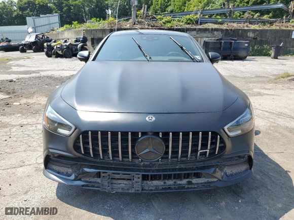 2020 Mercedes-Benz AMG GT with VIN WDD7X6BB7LA012338, listed as a Copart auction lot 71655894 with 0 mi miles and Salvage Title. Bid and sale history available at carsss.com. Image 5.
