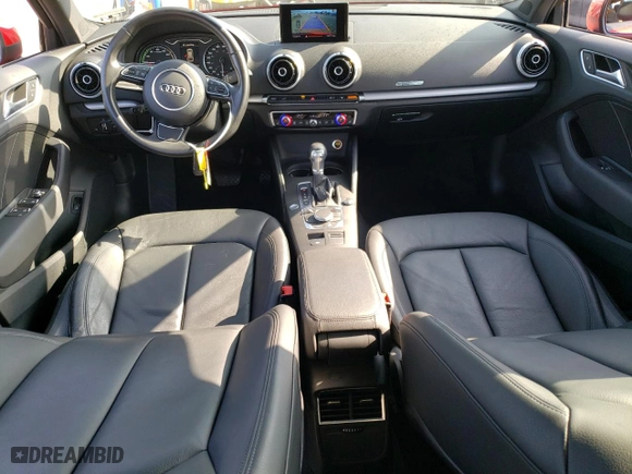 2016 Audi A3 e-tron Premium with VIN WAUUPBFF7GA163704, listed as a Copart auction lot 74254114 with 33,127 mi miles and Salvage Title. Bid and sale history available at carsss.com. Image 8.