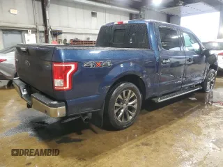 2015 Ford F-150 XLT with VIN 1FTEW1EP4FKD52429, listed as a Copart auction lot 60623615 with 173,605 mi miles and Salvage title. Bid and sale history available at DreamBid. Image 3.