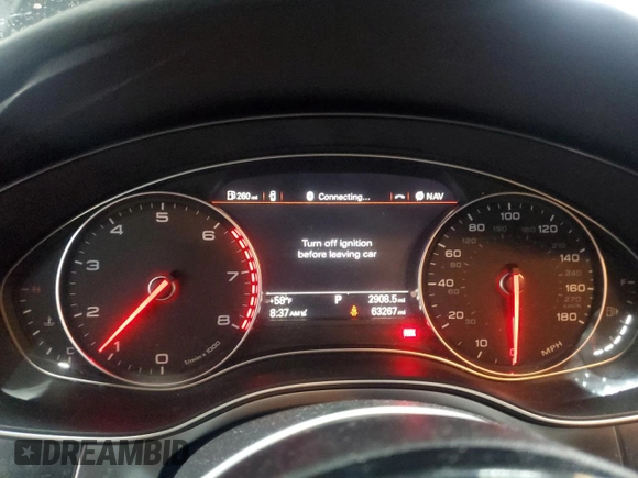 2015 Audi A6 Premium Plus z VIN WAUGFAFC7FN041058, wystawiony jako Copart lot #58544755 z przebiegiem 63 267 mil mil oraz Szkoda całkowita • Salvage title. Historia ofert i sprzedaży dostępna na DreamBid. Obrazek 9.
