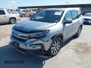 2020 Honda Pilot EX-L with VIN 5FNYF5H46LB004744, listed as a IAAI auction lot 42095298 with 76,159 mi miles and . Bid and sale history available at DreamBid. Image 17.