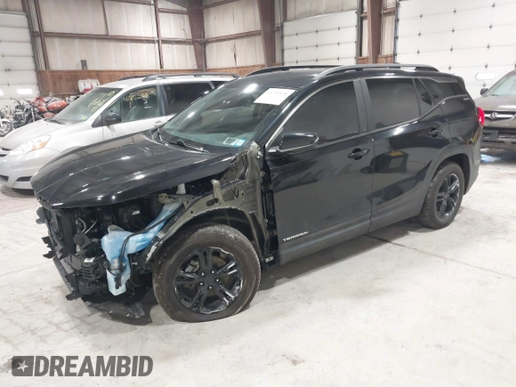 2021 GMC Terrain SLE with VIN 3GKALTEV9ML317855, listed as a IAAI auction lot 41729570 with 41,116 mi miles and . Bid and sale history available at carsss.com. Image 19.