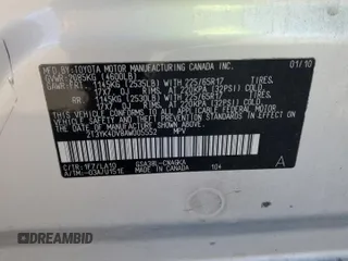 2010 Toyota RAV4 Limited with VIN 2T3YK4DV8AW005552, listed as a Copart auction lot 47586655 with 162,974 mi miles and Salvage title. Bid and sale history available at DreamBid. Image 13.