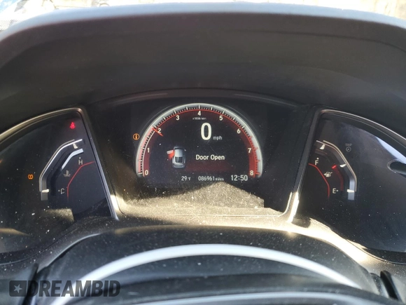 2018 Honda Civic Si Coupe with VIN 2HGFC3A5XJH752946, listed as a Copart auction lot 43460755 with 86,961 mi miles and Non Repairable. Bid and sale history available at carsss.com. Image 9.