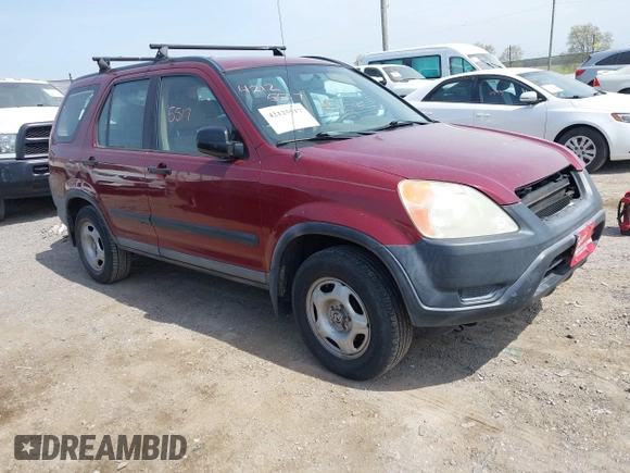 2004 Honda CR-V LX with VIN SHSRD68474U203411, listed as a IAAI auction lot 42125517 with 185,000 mi miles and . Bid and sale history available at carsss.com. Image 1.