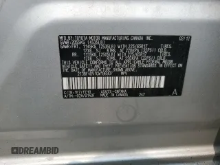 2012 Toyota RAV4 с VIN 2T3BF4DV1CW196907, выставлен на аукционе Copart как лот 59463555 с пробегом 131 326 миль миль и Чистый • Clean title. История ставок и продаж доступна на DreamBid. Изображение 13.