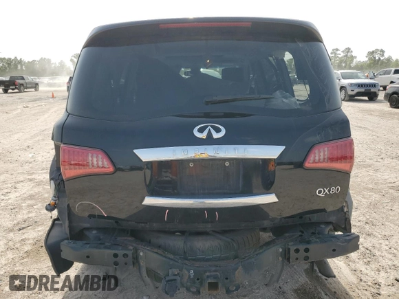 2014 Infiniti QX80 with VIN JN8AZ2NC4E9351199, listed as a Copart auction lot 64503604 with 149,317 mi miles and Salvage Title. Bid and sale history available at carsss.com. Image 6.