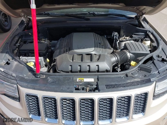 2014 Jeep Grand Cherokee Overland with VIN 1C4RJFCT4EC400565, listed as a IAAI auction lot 41937436 with 56,481 mi miles. Bid and sale history available at carsss.com. Image 10.