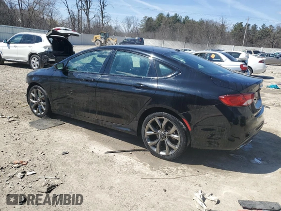 2015 Chrysler 200 S with VIN 1C3CCCBB7FN557539, listed as a Copart auction lot 52208975 with 169,877 mi miles and Clean Title. Bid and sale history available at DreamBid. Image 2.