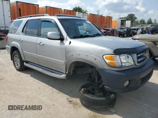 2003 Toyota Sequoia Limited with VIN 5TDBT48A93S176258, listed as a Copart auction lot 80664124 with 195,767 mi miles and Non Repairable. Bid and sale history available at DreamBid. Image 4.