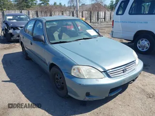 2000 Honda Civic LX with VIN 1HGEJ667XYL058591, listed as a IAAI auction lot 42113441 with 225,945 mi miles. Bid and sale history available at carsss.com. Image 1.