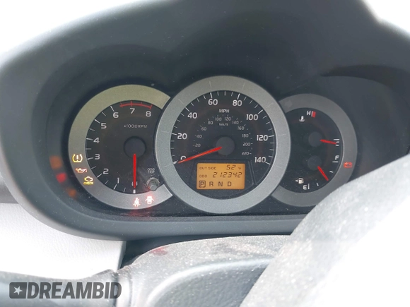 2007 Toyota RAV4 with VIN JTMZD33VX76049525, listed as a IAAI auction lot 42066036 with 212,342 mi miles. Bid and sale history available at carsss.com. Image 7.