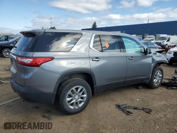2020 Chevrolet Traverse LS z VIN 1GNERFKW5LJ155505, wystawiony jako Copart lot #53443015 z przebiegiem 161 816 mil mil oraz Nie do naprawy • Non repairable. Historia ofert i sprzedaży dostępna na DreamBid. Obrazek 3.
