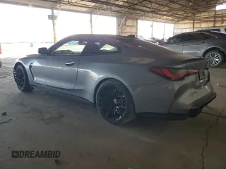 2023 BMW M4 Competition xDrive with VIN WBS43AZ01PCL21192, listed as a Copart auction lot 83487684 with 12,691 mi miles and Salvage Title. Bid and sale history available at carsss.com. Image 2.