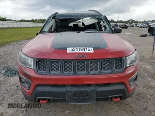 2020 Jeep Compass Trailhawk with VIN 3C4NJDDB7LT214691, listed as a Copart auction lot 55419415 with Not provided miles and Non repairable. Bid and sale history available at DreamBid. Image 5.