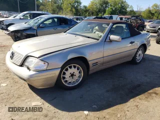 1998 Mercedes-Benz SL-Class with VIN WDBFA67F2WF157294, listed as a Copart auction lot 70878224 with 0 mi miles and Salvage Title. Bid and sale history available at carsss.com. Image 1.