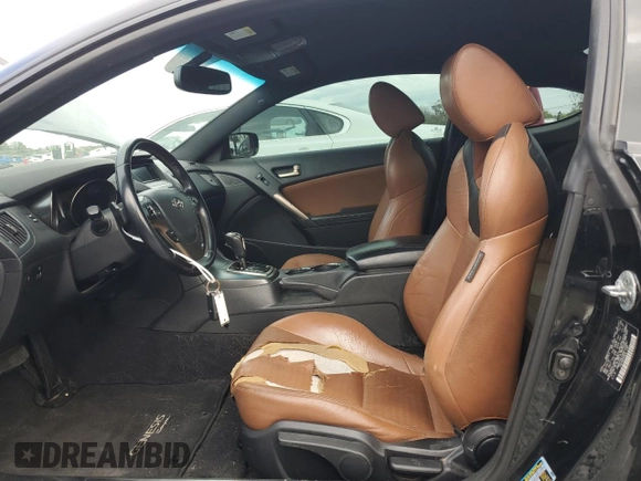 2016 Hyundai Genesis Coupe 3.8L Base with VIN KMHHT6KJ8GU133851, listed as a Copart auction lot 89313935 with 62,945 mi miles and Salvage title. Bid and sale history available at DreamBid. Image 7.