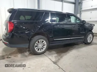 2021 GMC Yukon XL SLT with VIN 1GKS2GKDXMR371393, listed as a Copart auction lot 85052824 with 104,432 mi miles and Salvage Title. Bid and sale history available at carsss.com. Image 3.