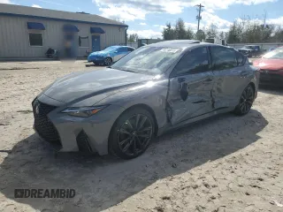 2025 Lexus IS with VIN JTHBZ1B25S5083142, listed as a Copart auction lot 46746015 with 0 mi miles and Salvage Title. Bid and sale history available at carsss.com. Image 1.