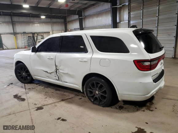 2016 Dodge Durango R/T with VIN 1C4SDHCT6GC392959, listed as a Copart auction lot 75915034 with 91,035 mi miles and Salvage Title. Bid and sale history available at carsss.com. Image 2.