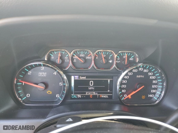 2017 GMC Sierra 1500 SLE with VIN 1GTV2MEH2HZ188985, listed as a Copart auction lot 75509284 with 214,178 mi miles and Clean Title. Bid and sale history available at carsss.com. Image 9.