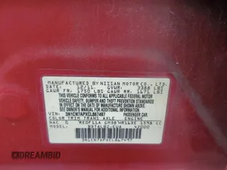 2012 Nissan Versa SV with VIN 3N1CN7APXCL867497, listed as a Copart auction lot 59039645 with 168,270 mi miles and Salvage title. Bid and sale history available at DreamBid. Image 12.