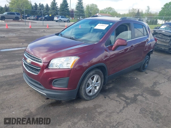 2016 Chevrolet Trax LT z VIN 3GNCJLSB3GL227097, wystawiony jako IAAI lot #42208844 z przebiegiem 118 887 mil mil oraz . Historia ofert i sprzedaży dostępna na DreamBid. Obrazek 2.