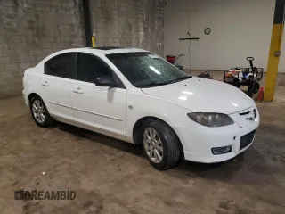 2007 Mazda 3 i Touring with VIN JM1BK32G971669774, listed as a Copart auction lot 51619175 with 136,198 mi miles and Salvage Title. Bid and sale history available at DreamBid. Image 4.