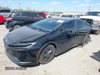 2023 Toyota Prius LE with VIN JTDACAAUXP3008201, listed as a IAAI auction lot 41824469 with 27,864 mi miles and . Bid and sale history available at carsss.com. Image 17.
