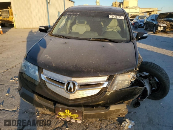 2009 Acura MDX Sport/Pwr Tail Gate with VIN 2HNYD28739H500788, listed as a Copart auction lot 63589844 with 0 mi miles and Salvage Title. Bid and sale history available at carsss.com. Image 5.