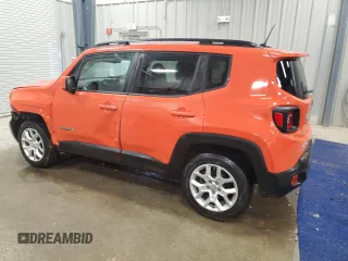 2018 Jeep Renegade Latitude with VIN ZACCJBBB3JPH01860, listed as a Copart auction lot 46614685 with 67,118 mi miles and Salvage title. Bid and sale history available at DreamBid. Image 2.