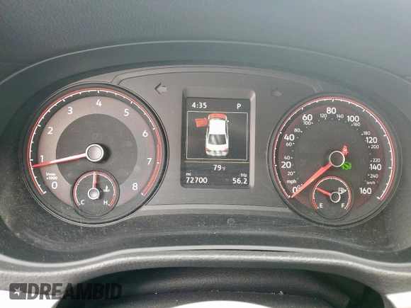 2020 Volkswagen Passat SE with VIN 1VWWA7A37LC026751, listed as a Copart auction lot 50214295 with 72,700 mi miles and Clean title. Bid and sale history available at DreamBid. Image 9.