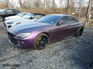 2016 BMW 6 Series 650i xDrive with VIN WBA6D6C59GG387896, listed as a Copart auction lot 50158365 with 0 mi miles and Salvage Title. Bid and sale history available at carsss.com. Image 1.