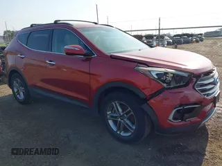 2018 Hyundai Santa Fe Sport 2.4L with VIN 5XYZU3LB2JG537197, listed as a IAAI auction lot 41910287 with 45,372 mi miles. Bid and sale history available at carsss.com. Image 1.