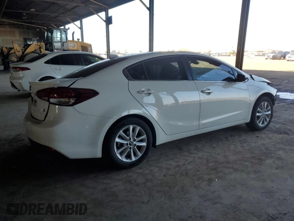 2017 Kia Forte LX with VIN 3KPFL4A7XHE155744, listed as a Copart auction lot 52553625 with 61,027 mi miles and Salvage Title. Bid and sale history available at carsss.com. Image 3.