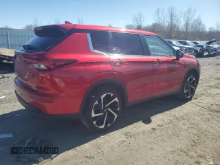 2022 Mitsubishi Outlander ES with VIN JA4J4TA84NZ033448, listed as a Copart auction lot 49870585 with 24,017 mi miles and Salvage Title. Bid and sale history available at carsss.com. Image 3.