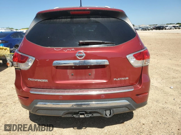 2016 Nissan Pathfinder SL with VIN 5N1AR2MN0GC664282, listed as a Copart auction lot 52808025 with 93,634 mi miles and Clean title. Bid and sale history available at DreamBid. Image 6.