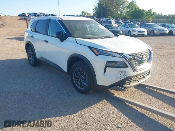 2023 Nissan Rogue S with VIN 5N1BT3AAXPC828554, listed as a IAAI auction lot 41982733 with 1,760 mi miles. Bid and sale history available at carsss.com. Image 1.