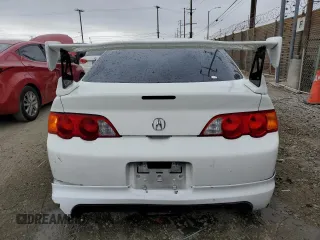2002 Acura RSX Auto with VIN JH4DC548X2C034663, listed as a Copart auction lot 55980275 with 165,809 mi miles and Salvage title. Bid and sale history available at DreamBid. Image 6.