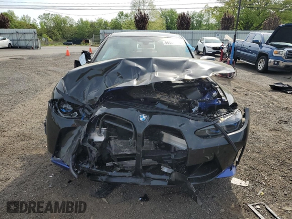2024 BMW M3 Competition xDrive with VIN WBS43AY05RFT65019, listed as a Copart auction lot 56498975 with Not provided miles and Salvage title. Bid and sale history available at DreamBid. Image 5.