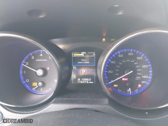 2015 Subaru Legacy 2.5i Limited with VIN 4S3BNAL66F3011270, listed as a IAAI auction lot 42047227 with 172,473 mi miles. Bid and sale history available at carsss.com. Image 7.