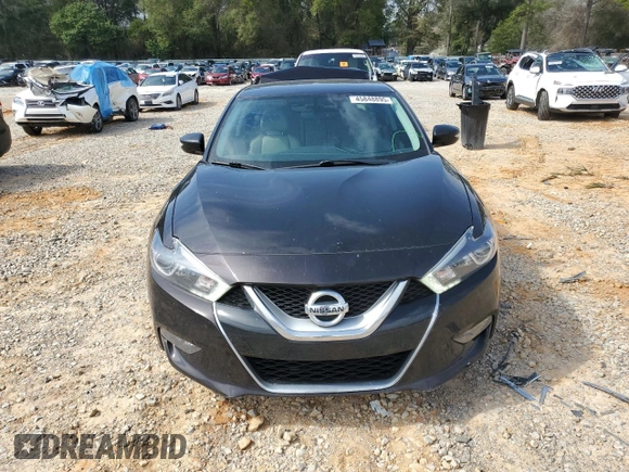 2016 Nissan Maxima SV with VIN 1N4AA6AP0GC423305, listed as a Copart auction lot 45848895 with 216,549 mi miles and Salvage Title. Bid and sale history available at DreamBid. Image 5.