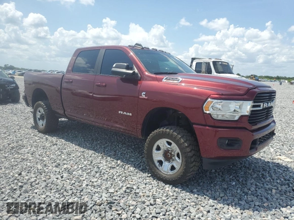 2021 Ram 2500 Big Horn with VIN 3C6UR5DL1MG581624, listed as a Copart auction lot 58799575 with 50,828 mi miles and Salvage title. Bid and sale history available at DreamBid. Image 4.