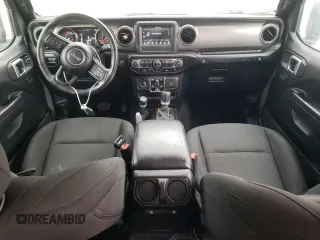 2021 Jeep Wrangler Unlimited Sport S with VIN 1C4HJXDN8MW586934, listed as a Copart auction lot 47842895 with 48,946 mi miles and Salvage Title. Bid and sale history available at carsss.com. Image 8.